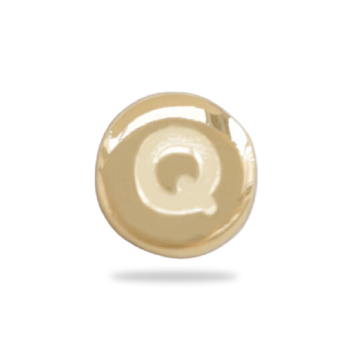 Charm Perle initiale - Plaqué Or 18 carats