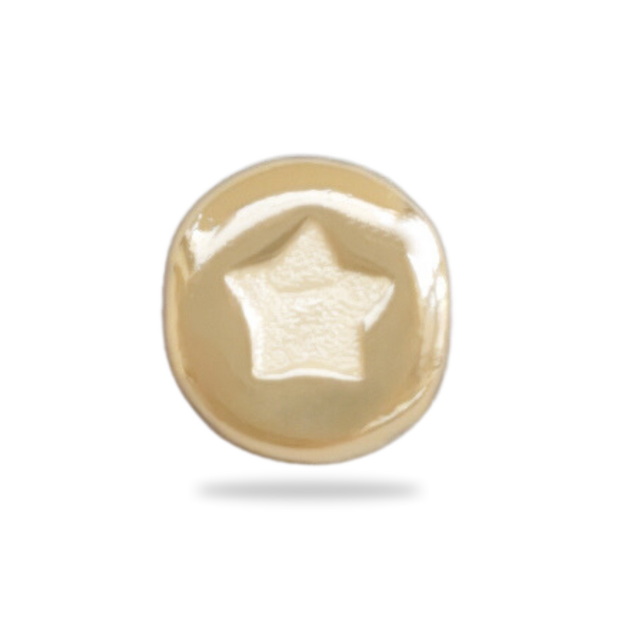 Charm Perle initiale - Plaqué Or 18 carats