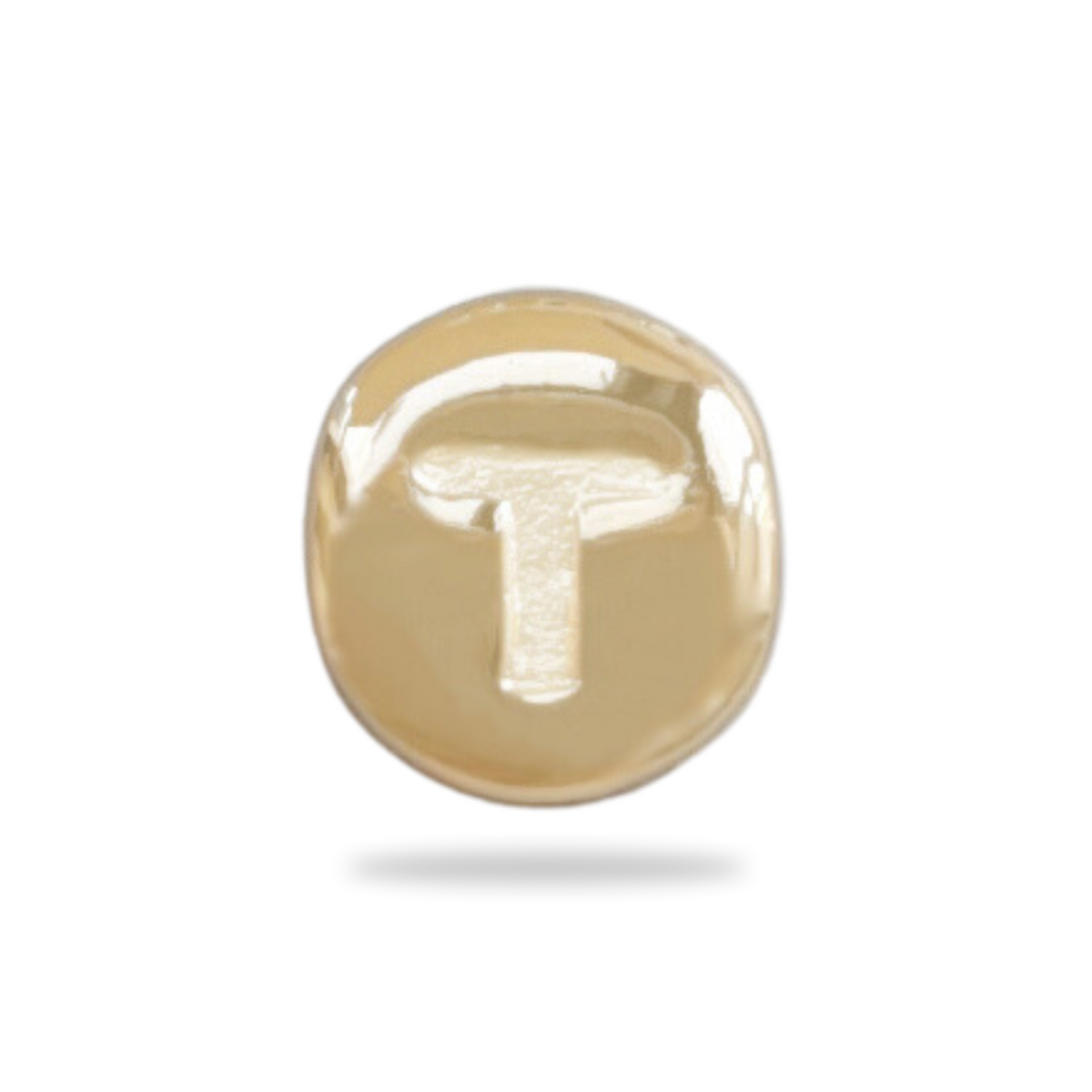 Charm Perle initiale - Plaqué Or 18 carats