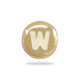 Charm Perle initiale - Plaqué Or 18 carats