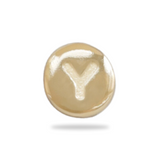 Charm Perle initiale - Plaqué Or 18 carats