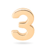 Bedel Cijfers - Verguld