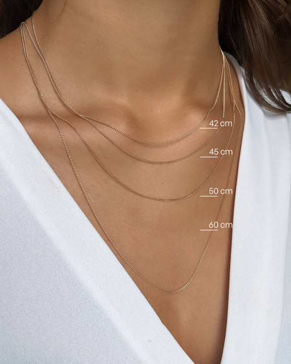 Collier suel - Plaque or 18 carats