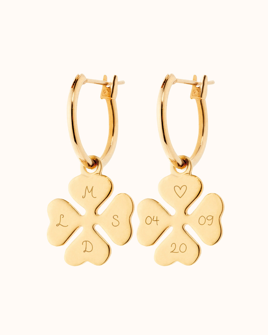 Lucky Charm Earrings - Gold plated