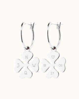 Lucky Charm Earrings - Silver