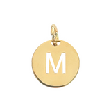 Ketting Open Initial - Verguld