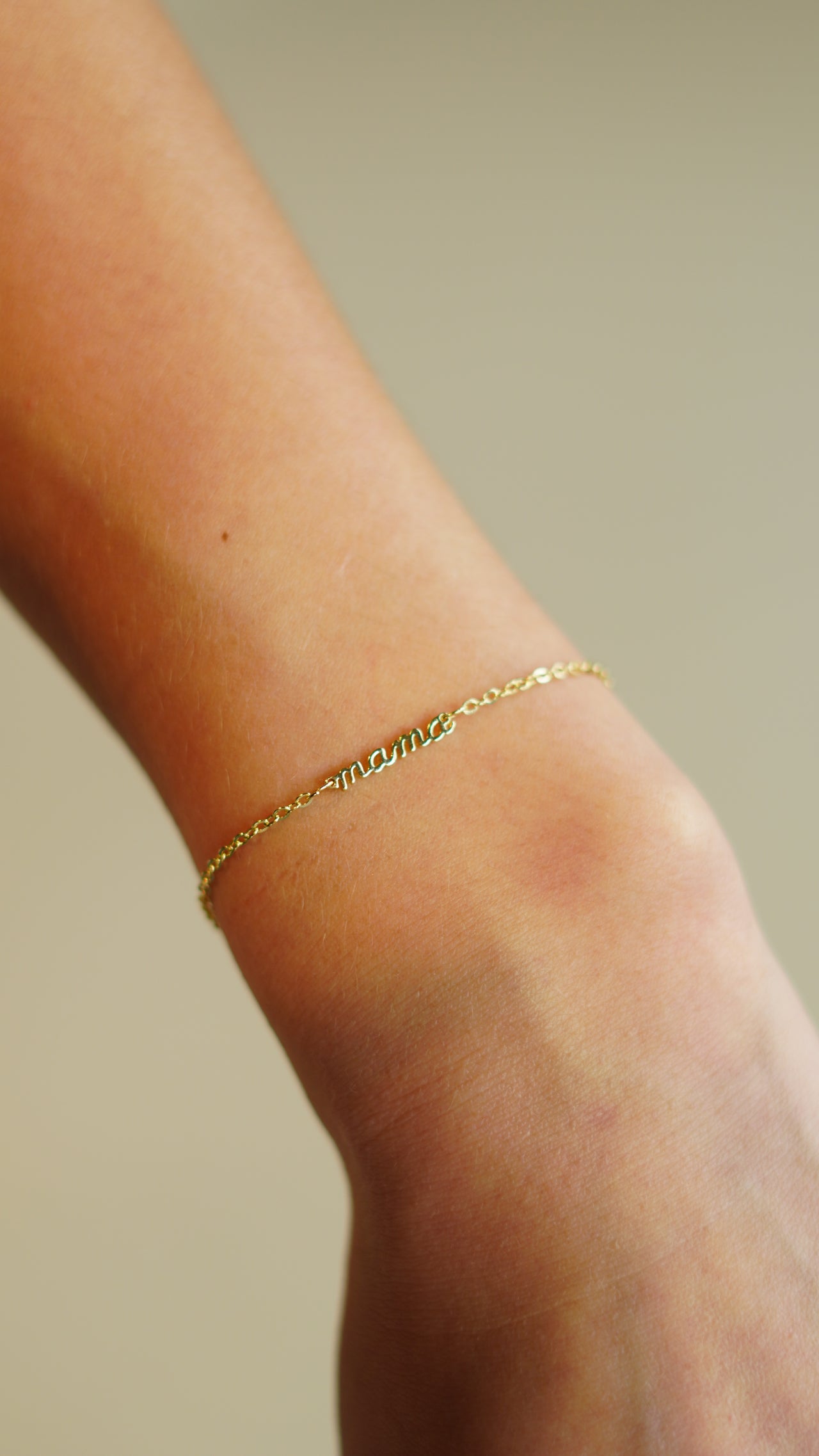 Mama Armband - Verguld - Gepersonaliseerde Armband