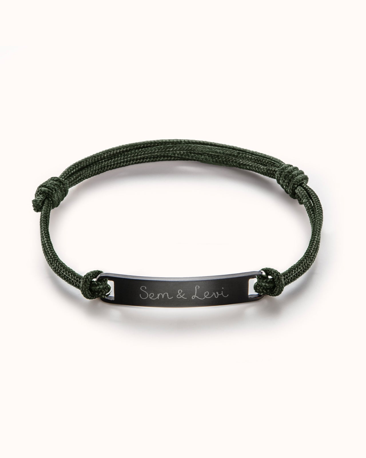 Coffret Fête des Pères Noir – Bracelets Homme Personnalisés