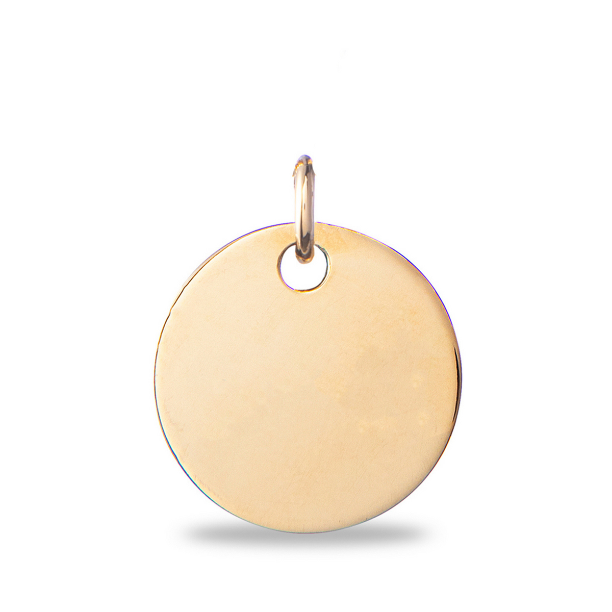 Initial Coin Ketting - 18k Verguld