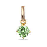 Birthstone Charm Ketting - 18k Verguld