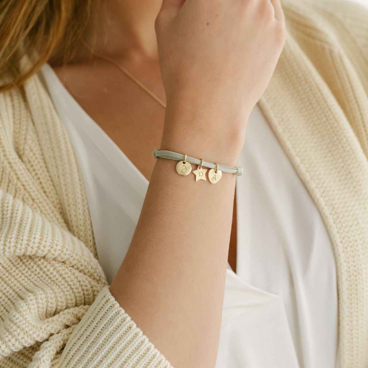 Mini Charm Armband - 18k Verguld