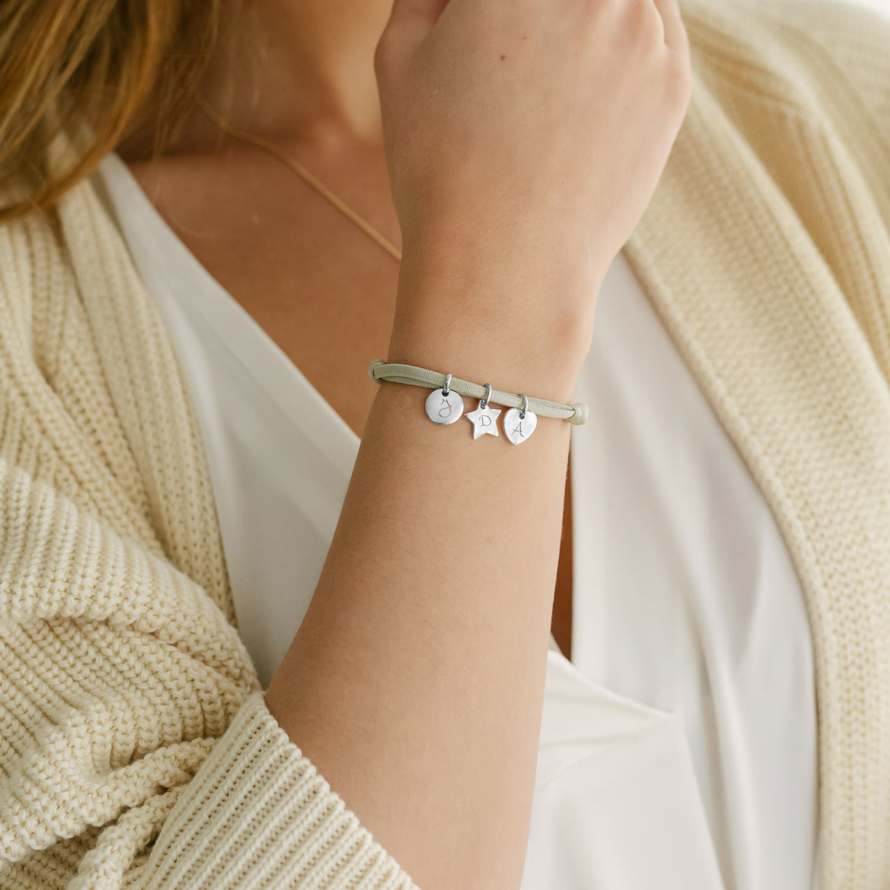 Mini Charm Armband - Silber