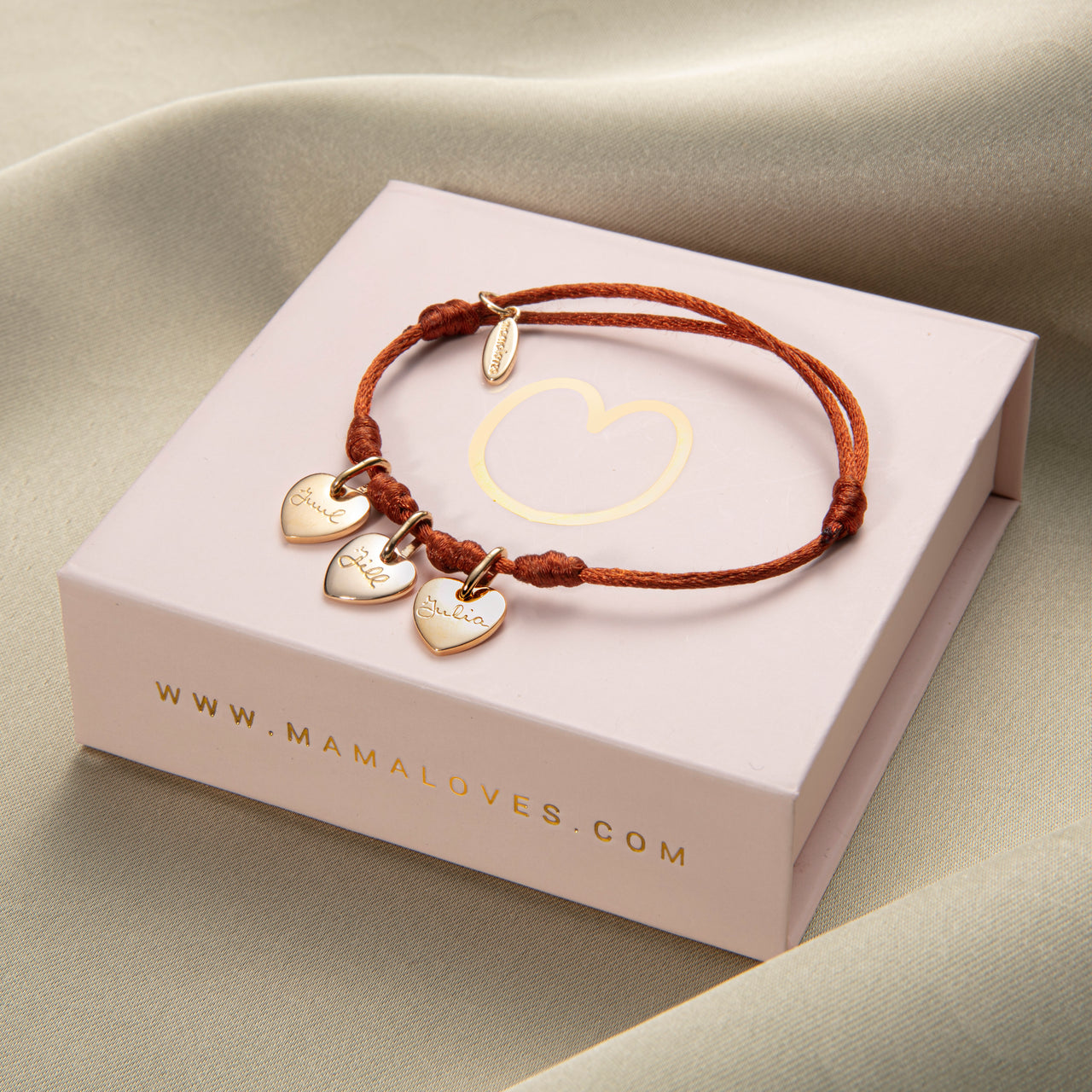 Mini Charm Armband - 18k Rosé Verguld