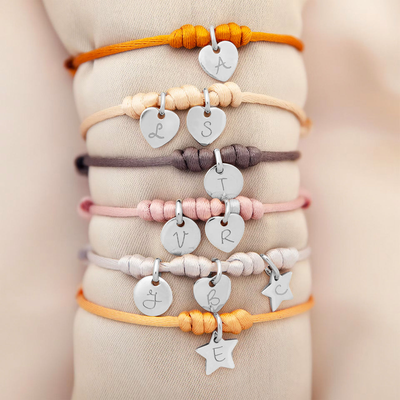 Mini Charm Armband - Silber