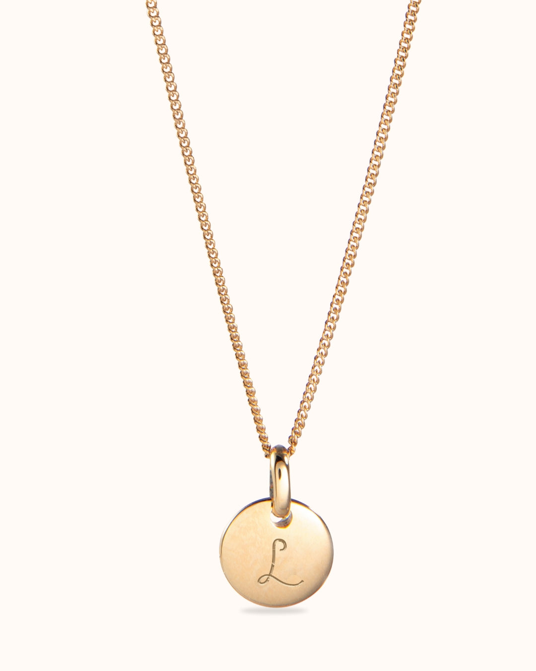 Mini Coin Necklace - Gold plated