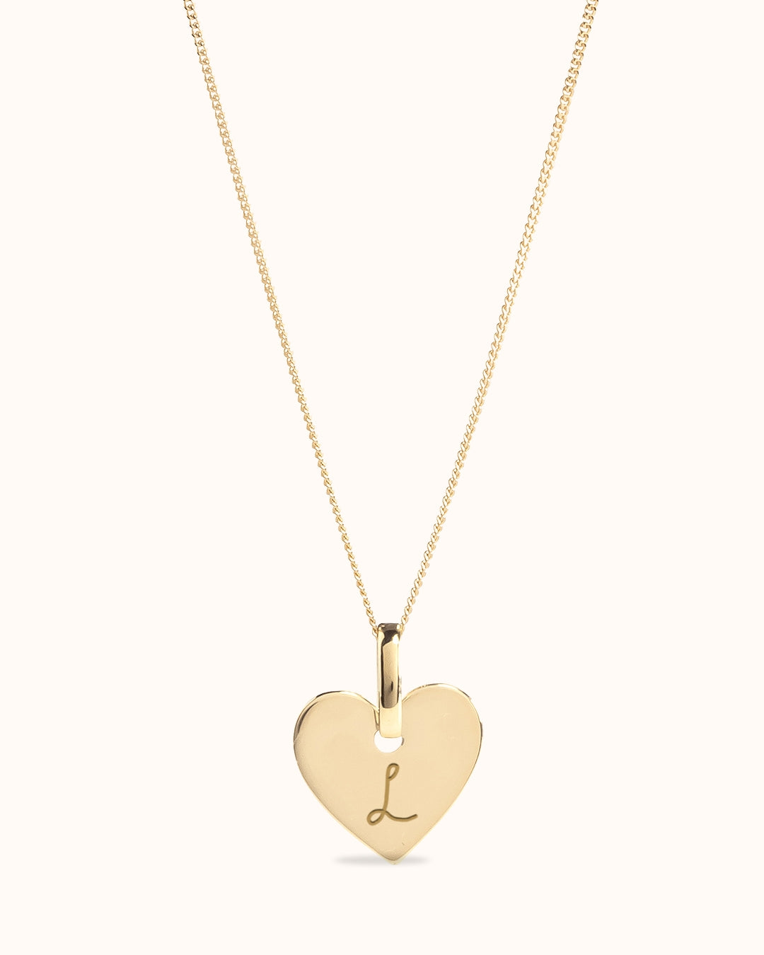 14k Mini Heart Ketting -  14k Solid Gold