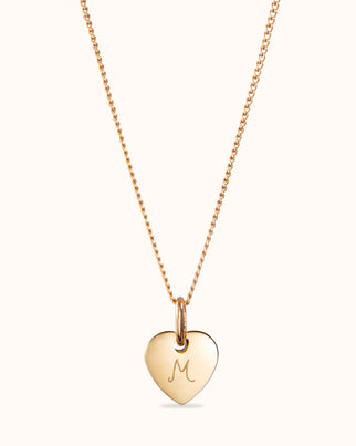 Mini Heart Necklace - Gold plated