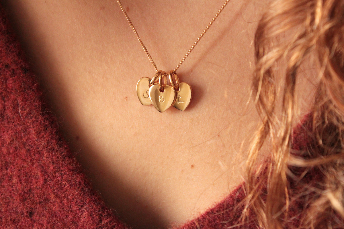 Mini Heart Necklace - Gold plated