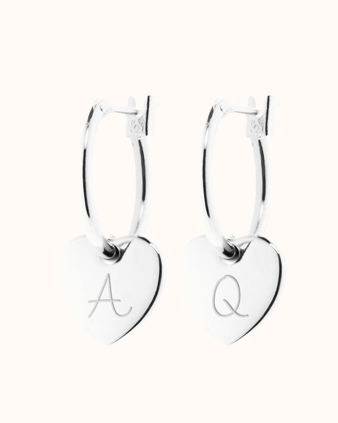 Boucles d'oreilles Mini Cœur - Argent