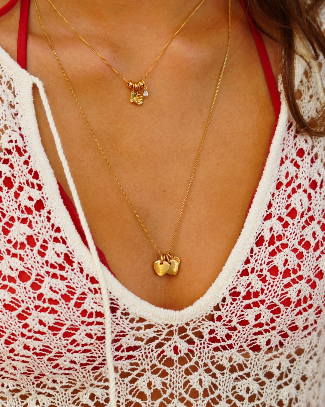 Mini Heart Necklace - Gold plated