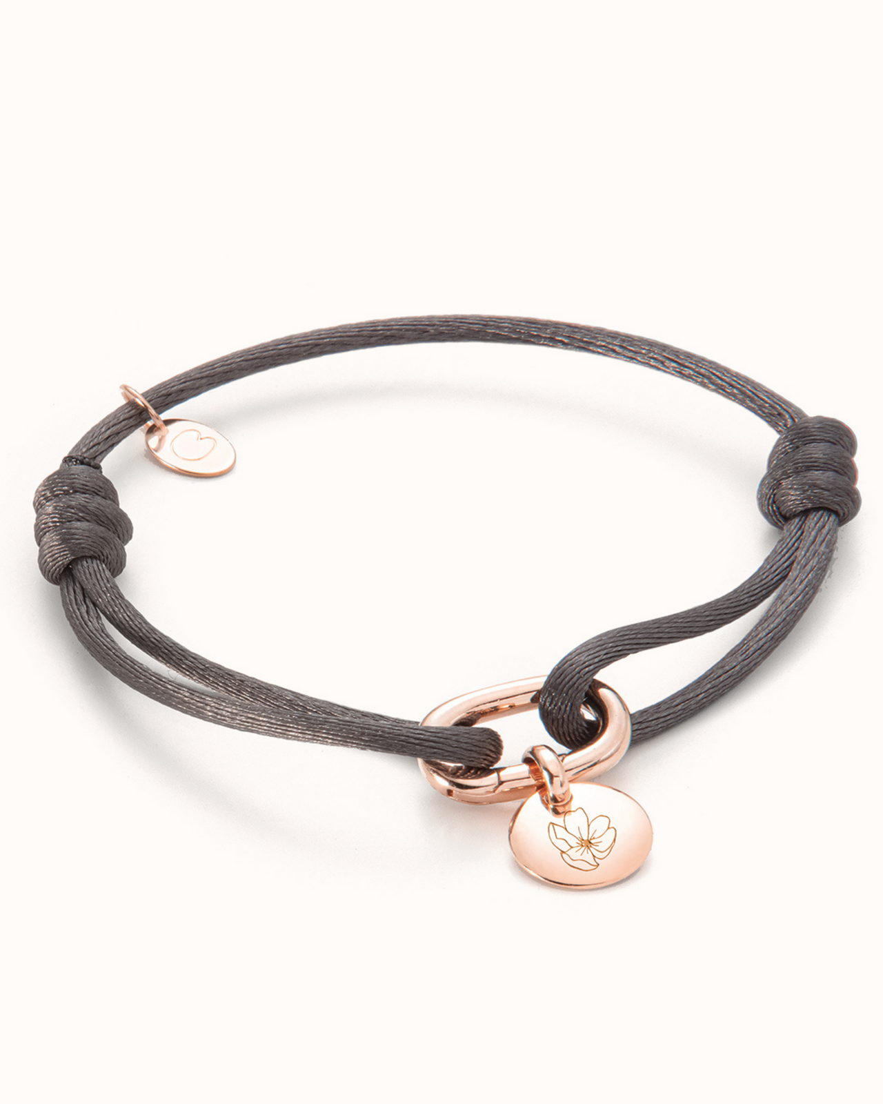 Mon Chéri Single Geburtsblume Armband - Rose Vergoldet