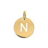 Ketting Open Initial - Verguld