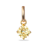 Birthstone Charm Bedel - 18k Verguld