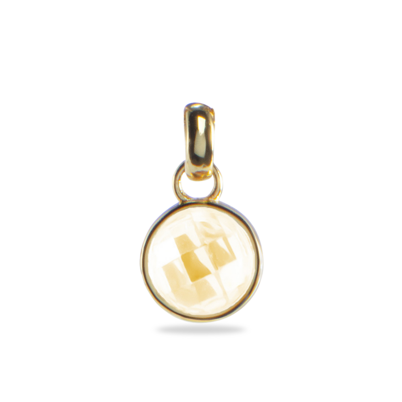 Charm Birthstone - 18k gilded