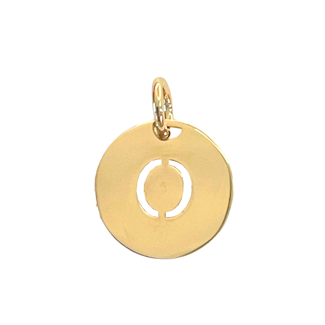 Ketting Open Initial - Verguld