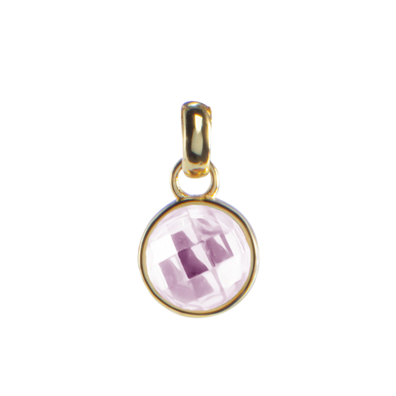 Charm Birthstone - 18k gilded