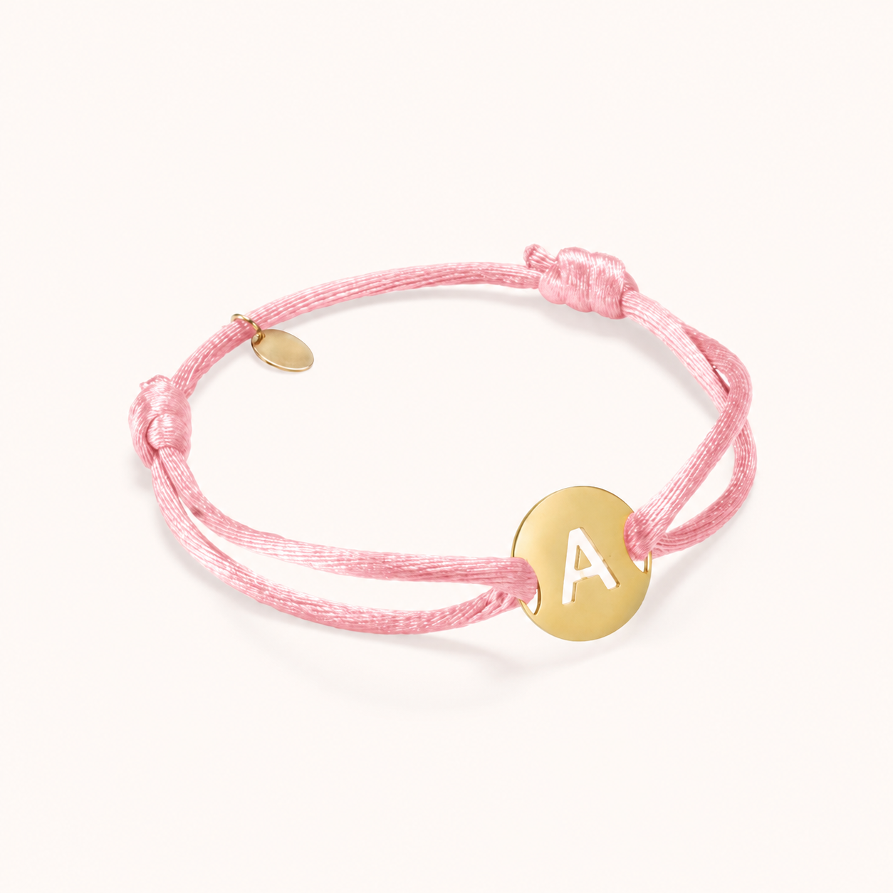 Bracelet Initiale Ouverte - Plaque or 18 carats