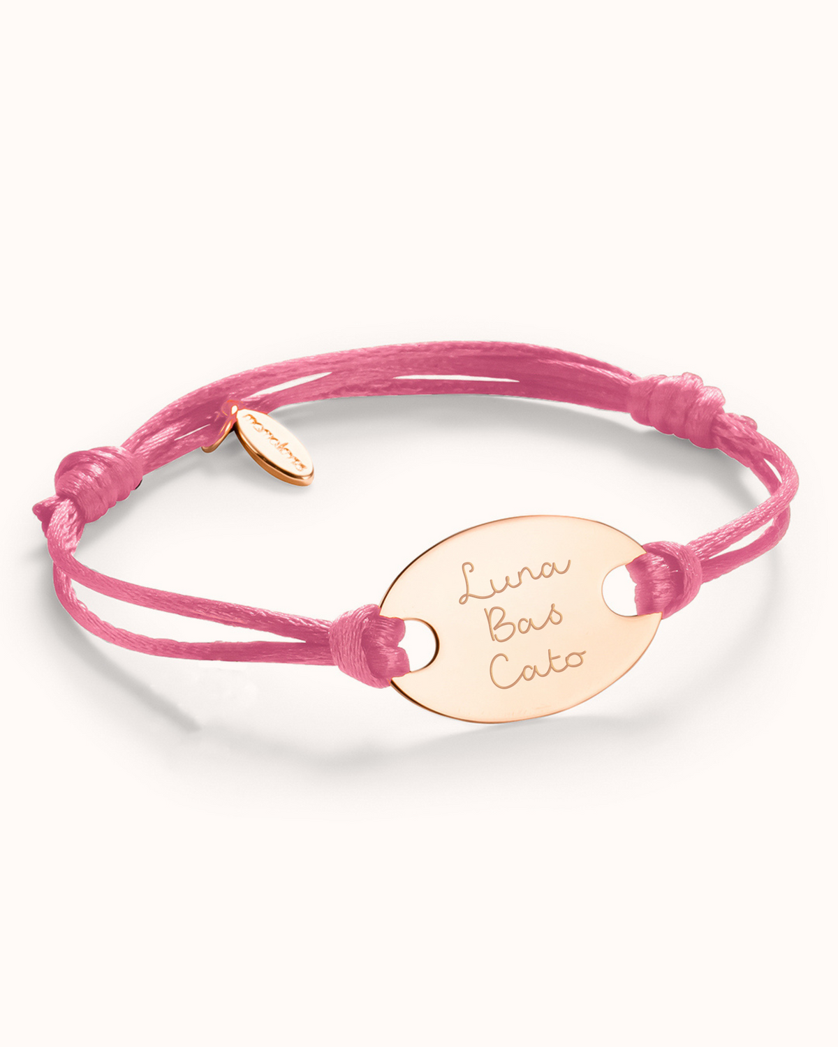 Oval Bracelet - Rose plated