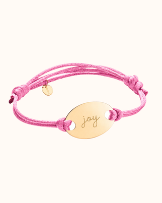 Bracelet Ovale - Plaque or 18 carats