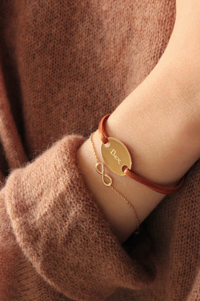 Oval Armband - 18k Verguld