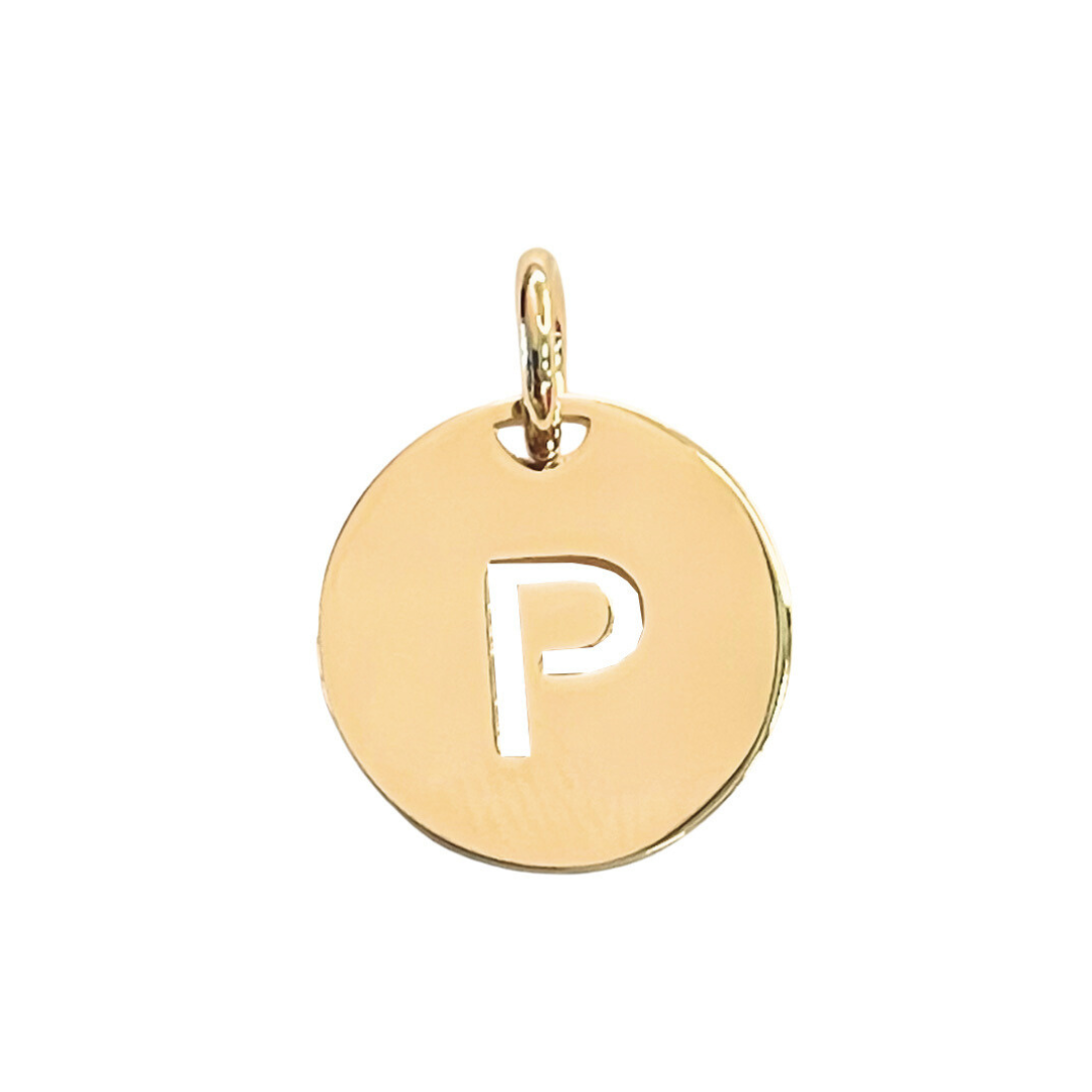 Ketting Open Initial - Verguld