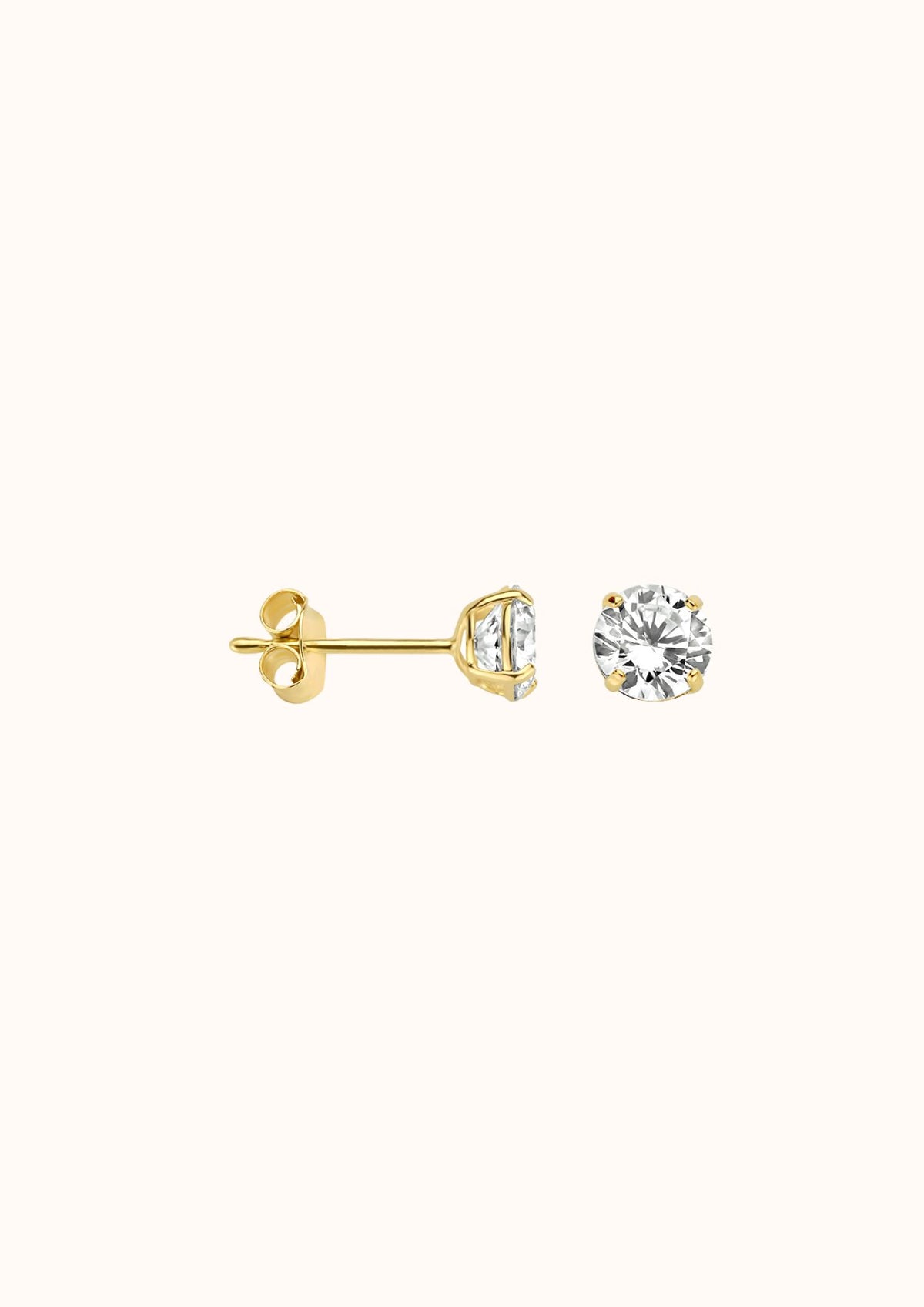 9k Sparkle Studs - 9 karaat - Oorbellen studs