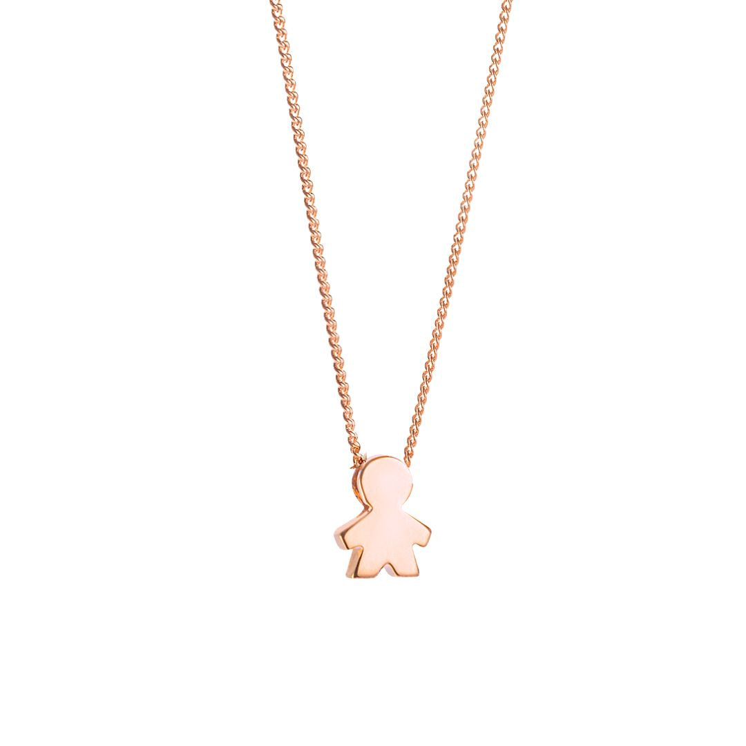 Ketting PROUD MOM - 18k Rosé Verguld