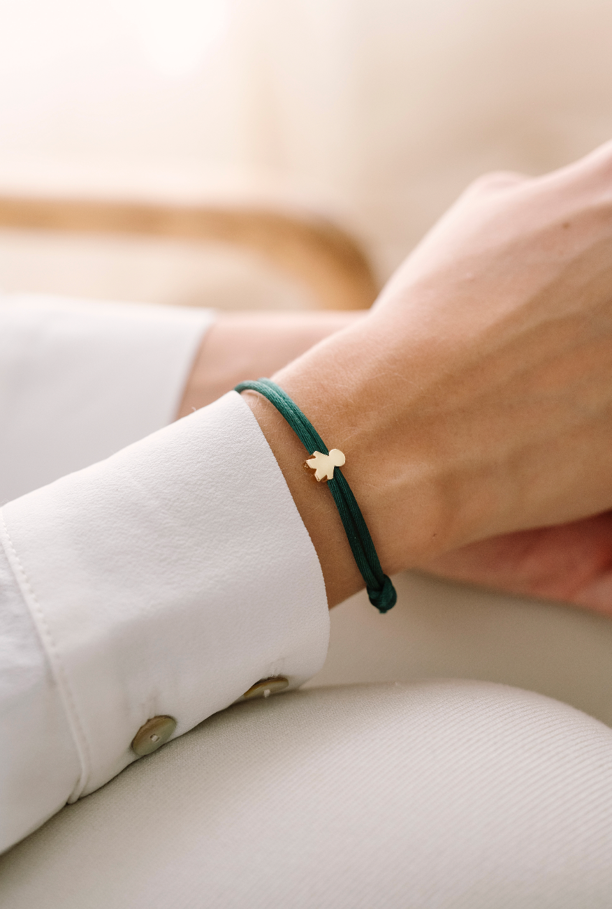 PROUD MOM Armband - 18k Verguld