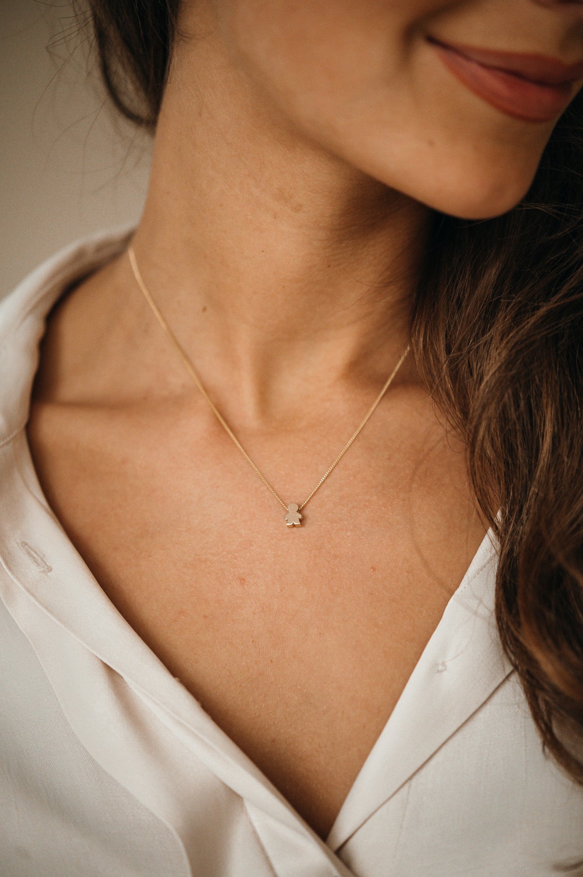 14k PROUD MOM Necklace - 14k gold