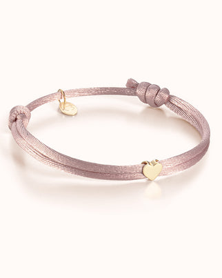 14k PROUD MOM Heart Bracelet - 14k gold