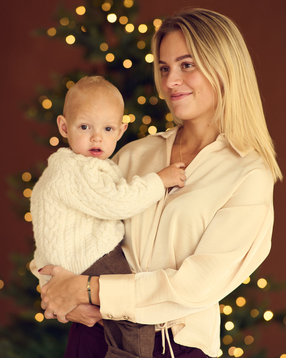 9k Birth Flower Beads Bracelet - 9k Gold