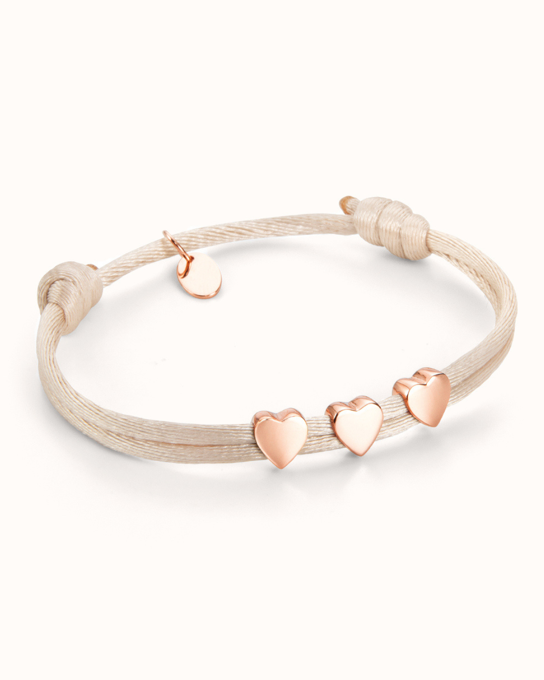 PROUD MOM Heart Bracelet - Rose plated