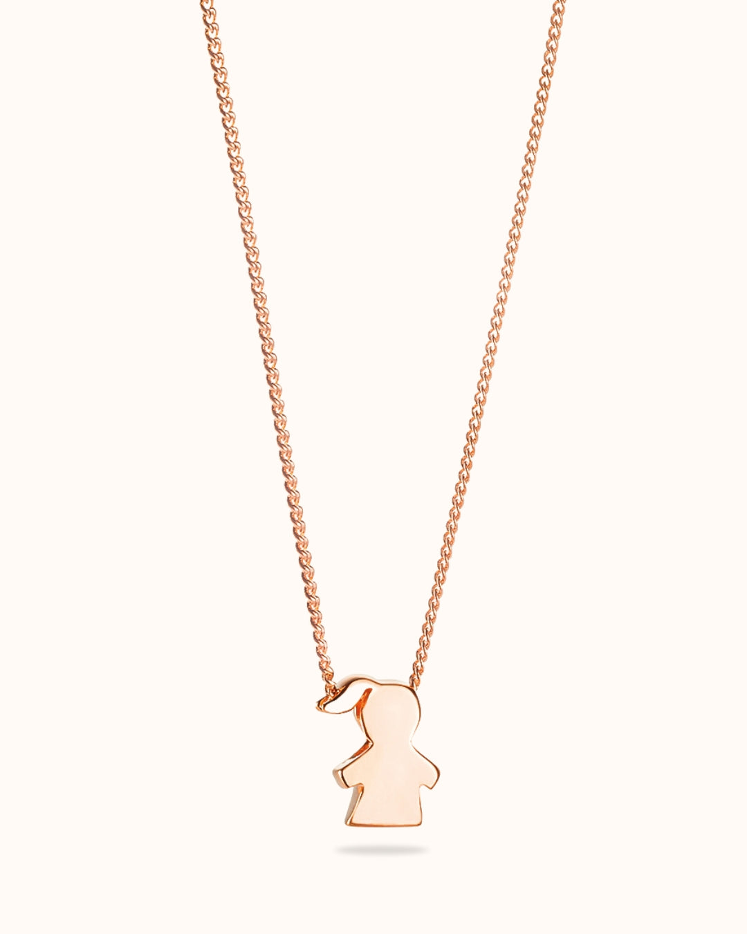 PROUD MOM Ketting - 18k Rosé Verguld