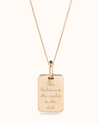 Quote Ketting - 18k Verguld