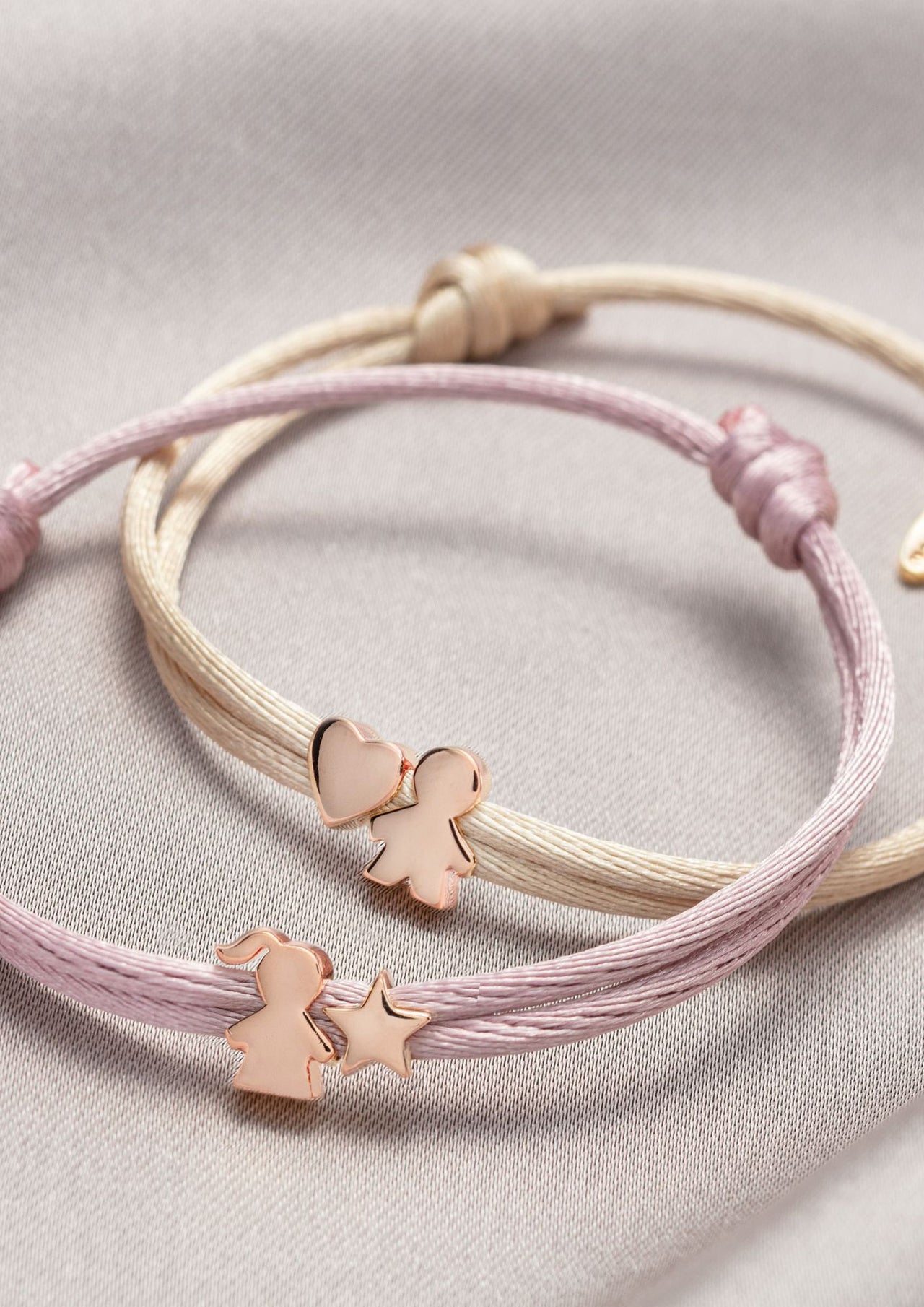 Herknopen Proud Mom Armband - 18k Rosé Verguld