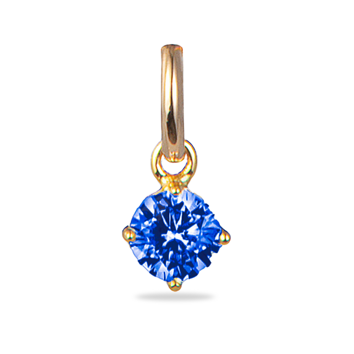 Losse Birthstone Charm Bedel - Verguld - Geboortesteen