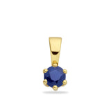 14k Birthstone Ketting - 14k gold