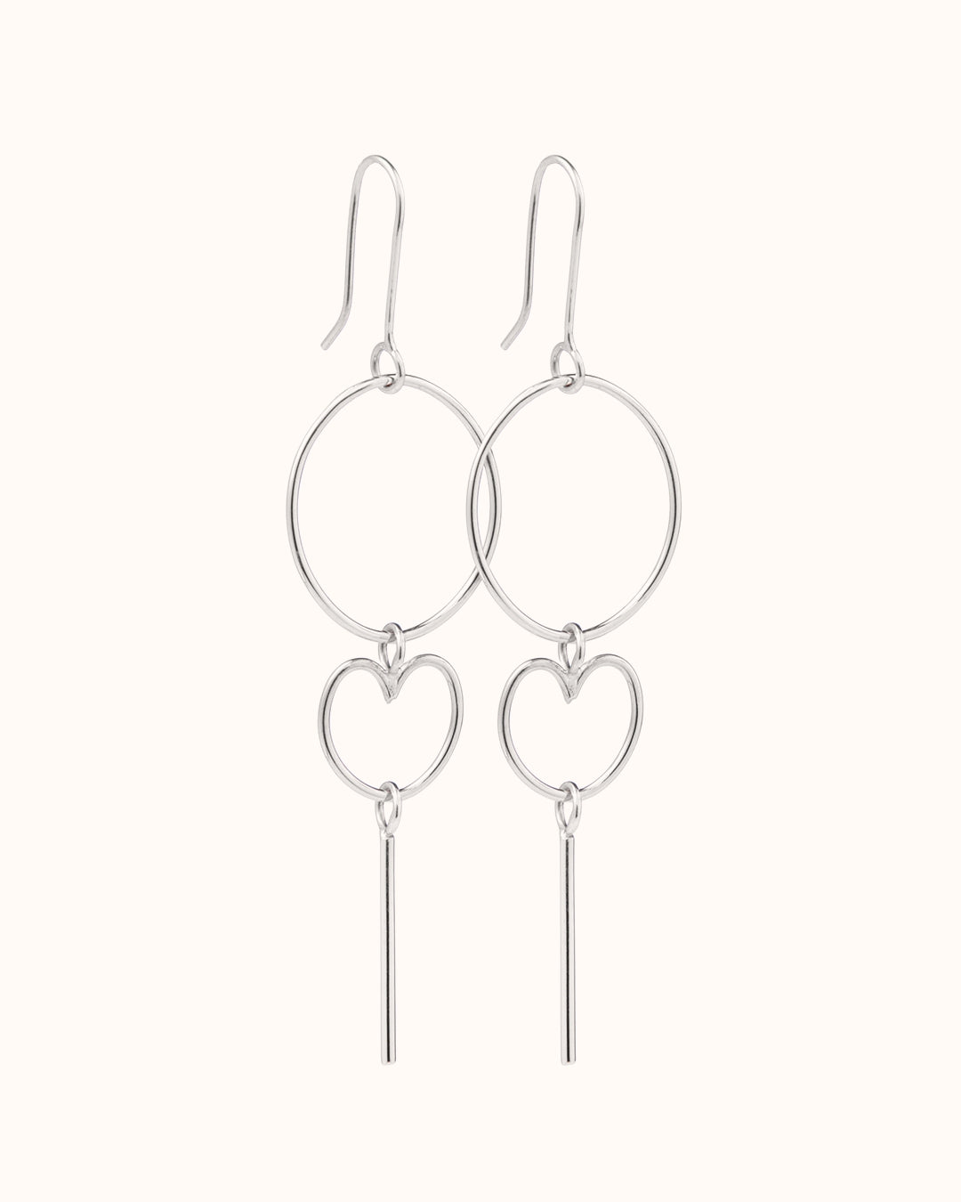 MAMALOVES Signature Earrings - Silver