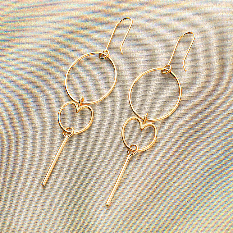 MAMALOVES Signature Earrings - Gold plated