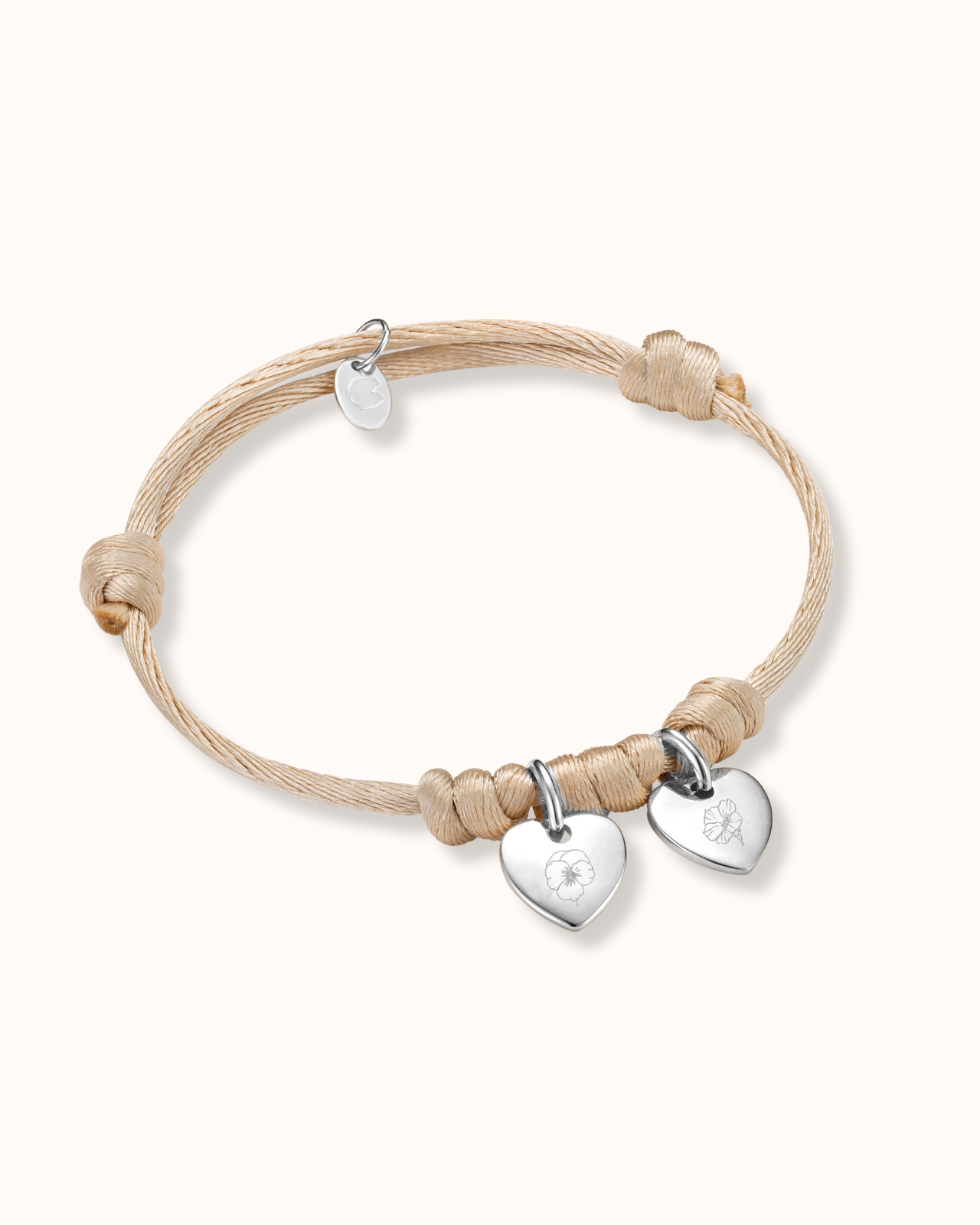 Bracelet Fleur de Naissance Unique - Argent